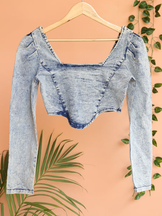 Denim Corset Top - 31"