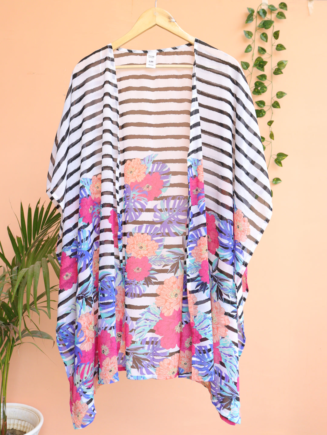 Kaftan Printed Shrug - Free Size"