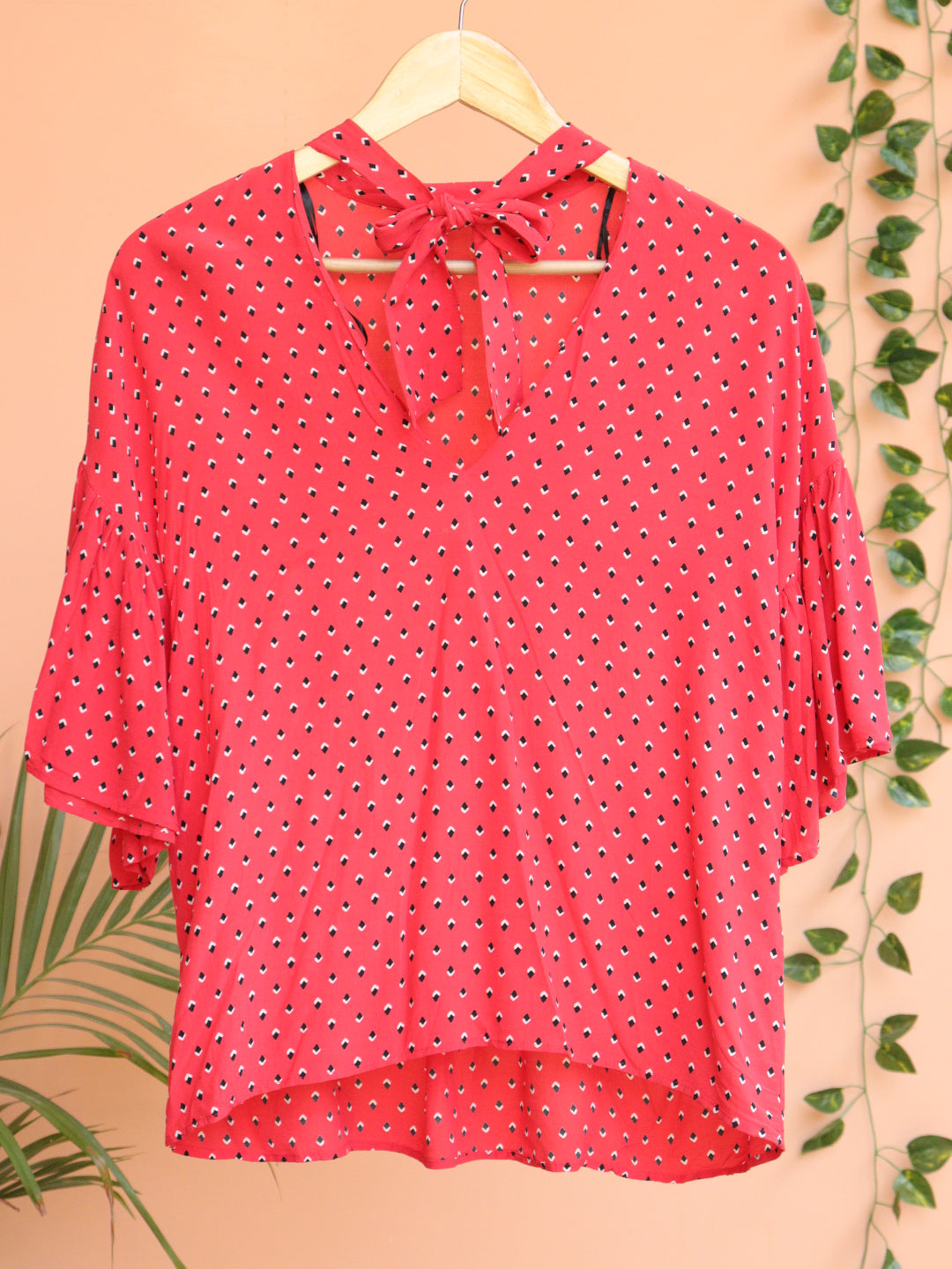 Zara Red Top - 38"