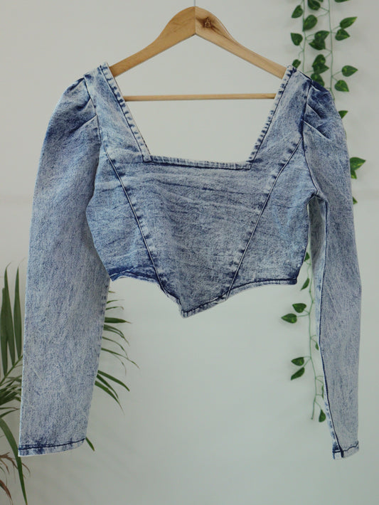 Denim Top - 33"
