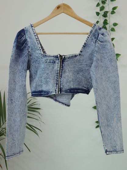 Denim Top - 33"
