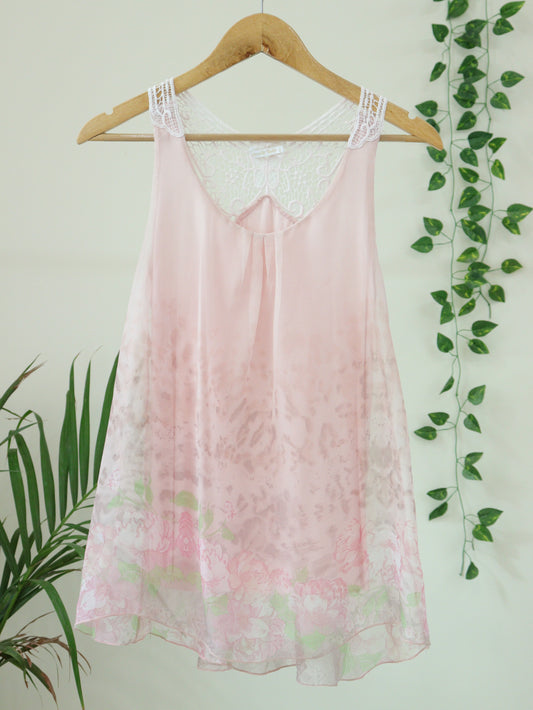 Pink Blosom Top - 34"