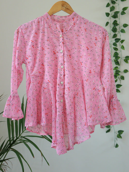 Pink Printed Top - 30 to 36"