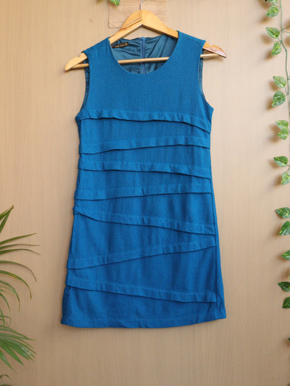 Blue Winter Dress - 34"
