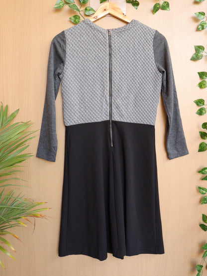 Grey Winter Dress - 35"