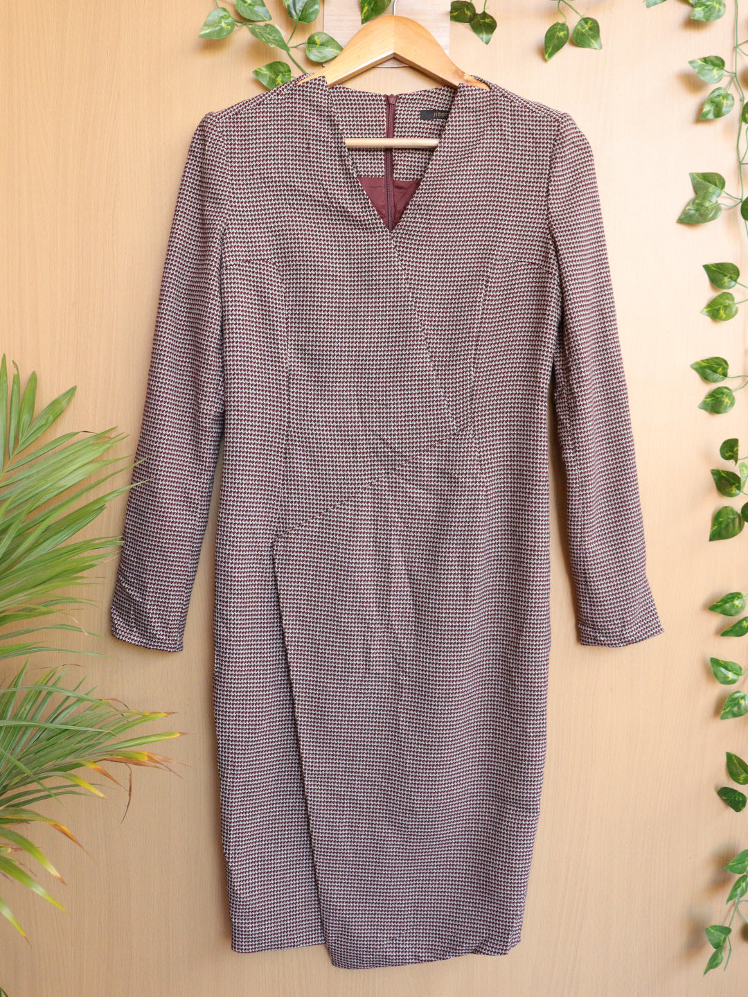 Checked Winter Dress - 36"
