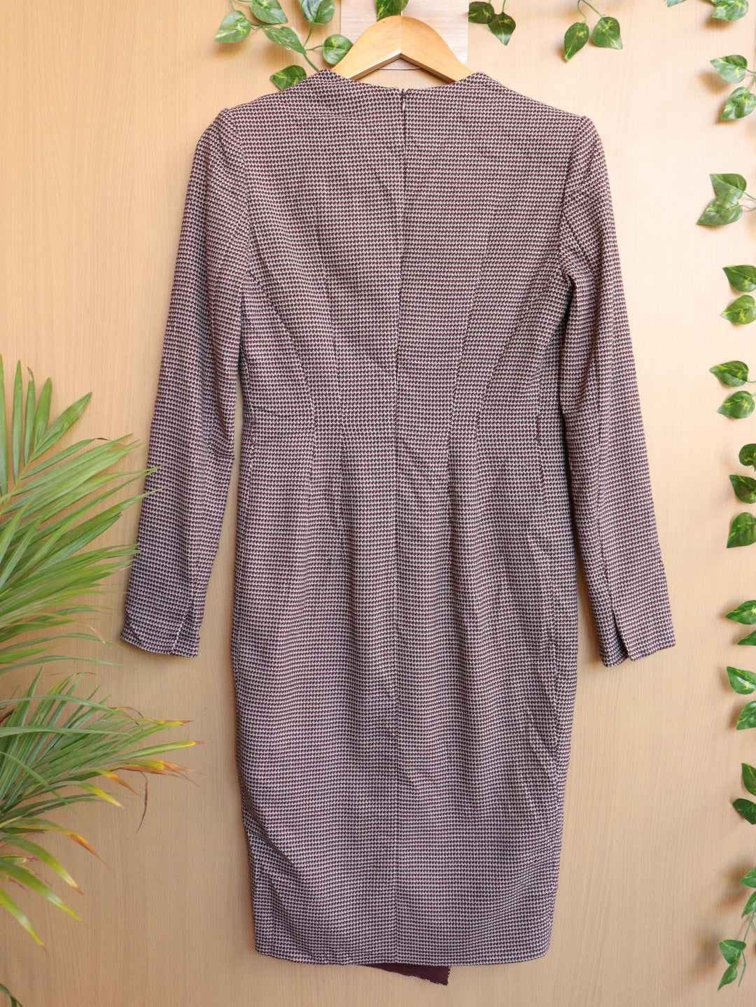 Checked Winter Dress - 36"